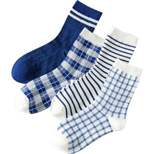 Summer Spring Japanese Socks Tube Stripe Socks Cute Street Fashion Socks Women