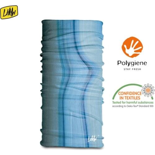 LHHW Polygiene Cycling Bandana Ciclismo Fashion Headwear Quick Drying Headband Camping Hiking Magic Scarf