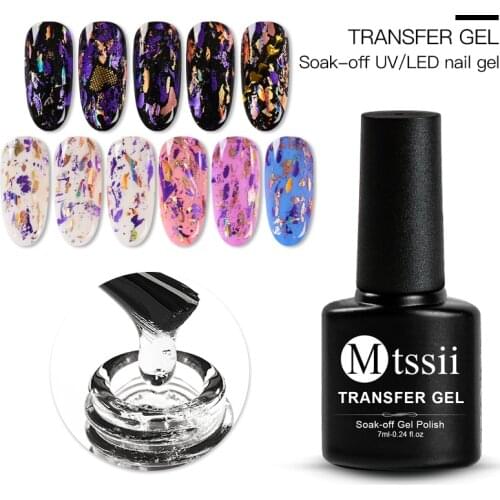 Mtssii Nail Foil Adhesive Glue For Sticker Rhinestones Decal Nail Art Fast Manicure Uv Gel Acrylic Nails False Tip Adhesive Tool