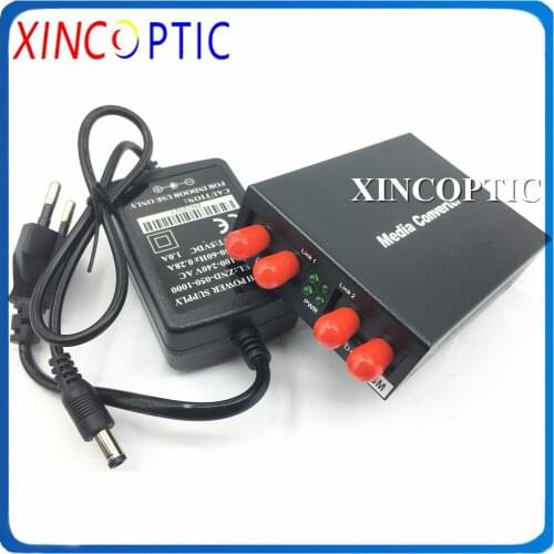 100M Mutil-Mode to Single Mode Media Converter,155M SM DX 25KM ST to MM 2KM DX ST Single-Multi Mode Converter
