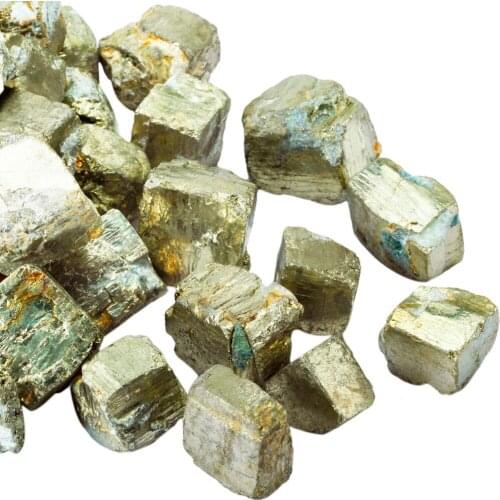 TUMBEELLUWA 1lb (460g) Iron Pyrite Raw Rough Stone for Cabbing,Tumbling,Cutting,Lapidary,Polishing,Reiki Healing