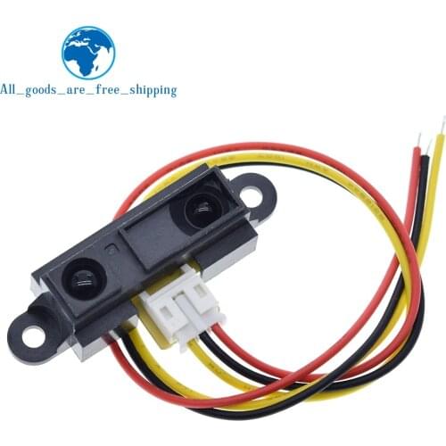 TZT GP2Y0A21YK0F 100% NEW 2Y0A21 10-80cm Infrared distance sensor INCLUDING WIRE