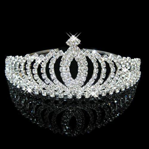 Dazzling Rhinestone Bridal Princess Wedding Tiara Crown Party Prom Jewelry Gift Fantastic hair accessory wedding proms parties