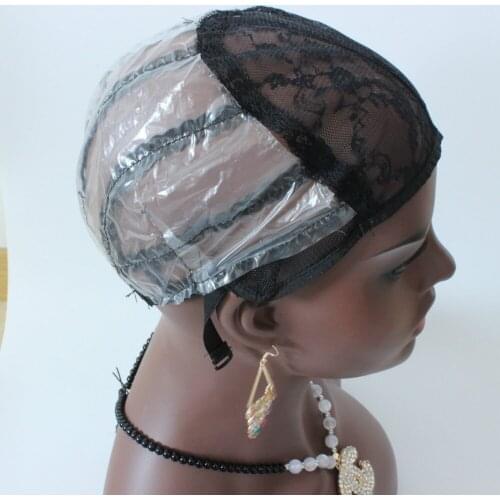 5PCS S/M/L BlACK Color Wig cap hot selling Machine made Wig Cap For Making Wig Top Quality weaving cap
