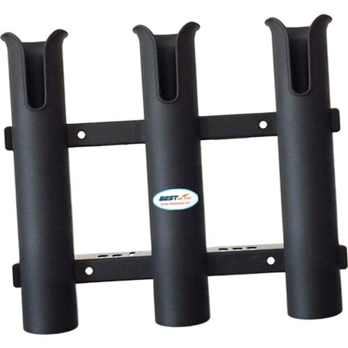 3 Tubes Link White Plastic Fishing Rod Racks Fishing Rod Racks Holder