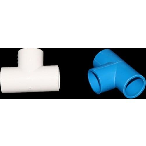 PVC Pipe Tee Quick Connectors Inner 32mm,25mm,20mm Pipe joint Aquarium Adapter Garden Irrigation Water Tube joint 3 Pcs