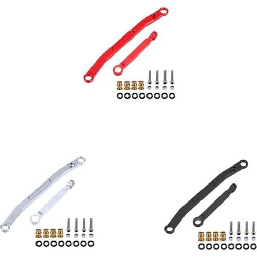 For Axial SCX24 90081 1/24 RC Crawler Car Metal Steering Rod Tie Links Linkage Pull Rod Upgrade Parts Accessories