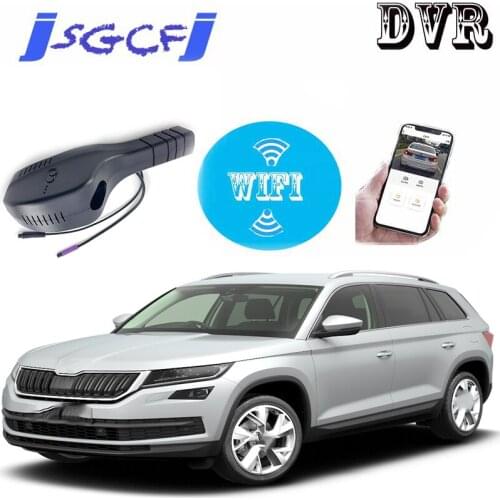 Special Car Road Record WiFi DVR Dash Camera Driving Video Recorder HD Night Vision For Kodiaq Superb Fabia 2017~2020