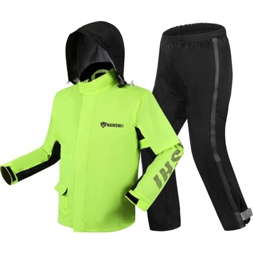 Men Waterproof Motorcyclist Rain Suit Moto Raincoat Rain Coat Jacket & Pants Motorcycle Adult Motorbike Biker Rain Set For Women