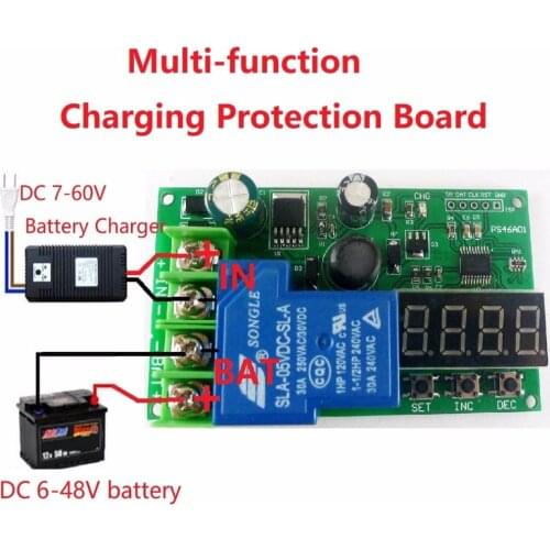 0-30A 7.4V 12V 14.8V 24V 48V Lead-acid Ni-Cd Ni-MH Li-ION Li-PO Lithium battery Charging Protection Board Module