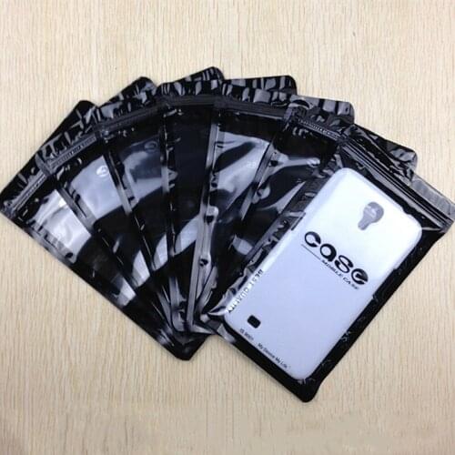 11*19 cm 3000 pcs Cell Phone Accessories Mobile Phone Case Cover Packaging Bags Plastic zipper Bag Moisture-proof Wholesale bag
