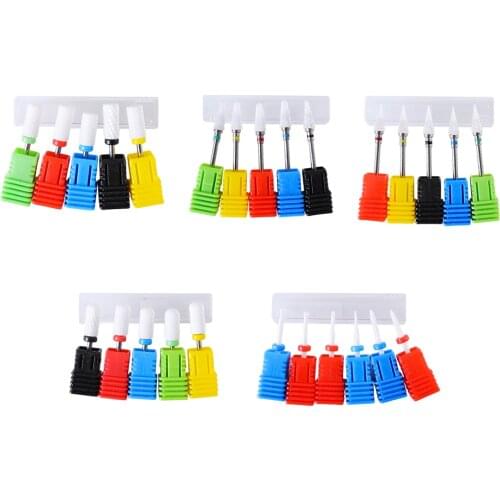 2.35mm Ceramic Nail Drill Bit Electric Nail Drill Machine Tools For Manicure All Nail Glue Removal Ceramic Milling Cutter Bits