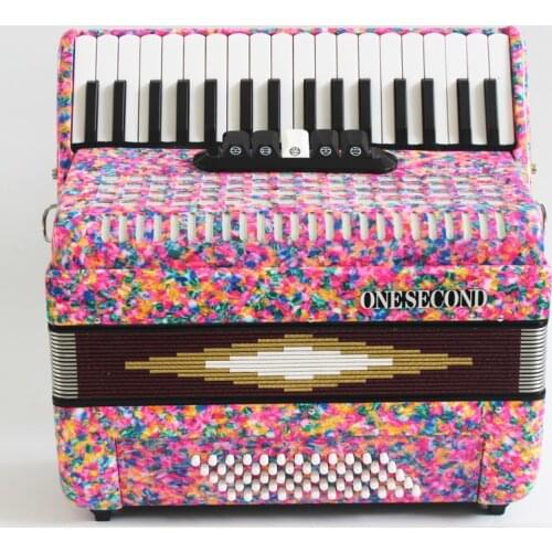 ONESECOND brand adult 60 bass professional playing accordion children beginners