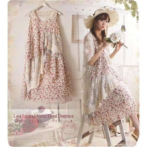 Blue Hat Summer Chiffon Dresses