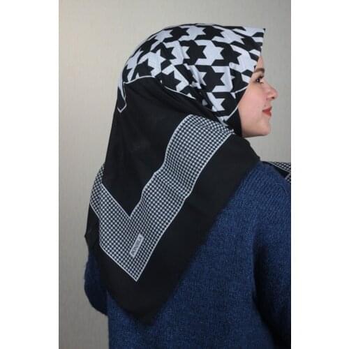 BONJELA PATTERNED COTON SCARF-DESEN-60-RENK-02