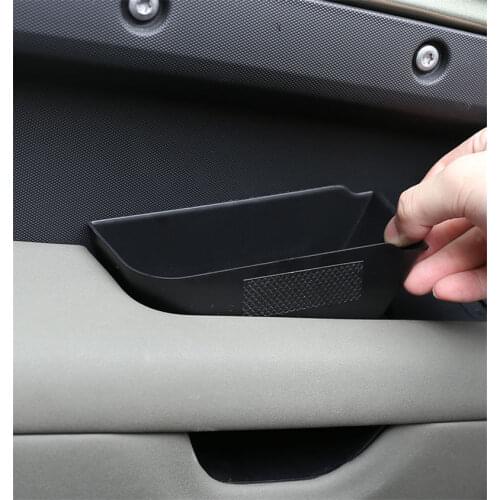 For Land Rover Defender 110 20-21 ABS Black Car Door Storage Box Glove Armrest Box Mobile Phone Box Car styling Accessories