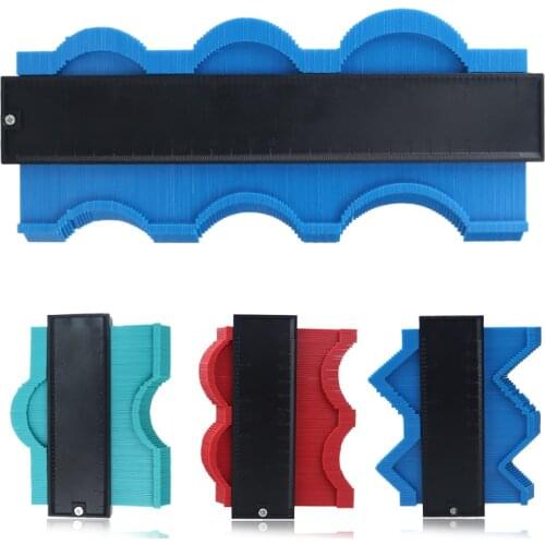 Contour Gauge Plastic Profile Copy Gauge Marking Ruler Shape Duplicator 5''/10''/20'' For Outline Gauge Wood Marking Tools
