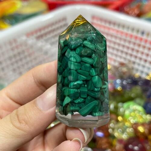 Ogan Wand Point Hand-Decorated Energy Tower Universe Jewelry Home Decor