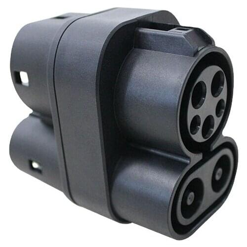 Wholesale manufacture OEM electric vehicle electrical connector CCS 1/COMBO 1 to CCS 2/COMBO 2 adapter conversion plug