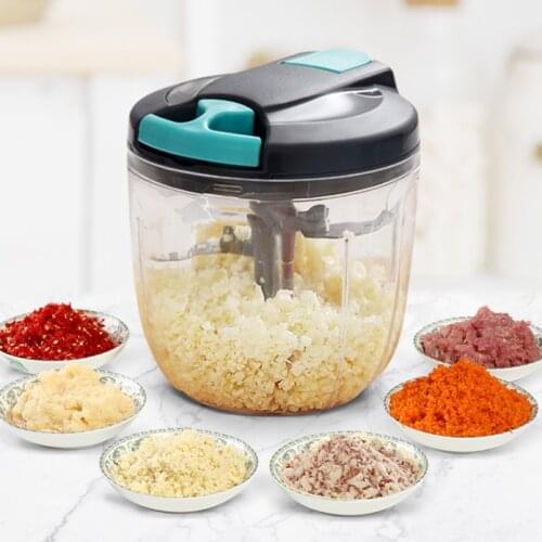 Portable Blender Manual Meat Grinder Vegetable Cutter Manual Meat Grinder Processor Mincer Hachoir Manuel Kitchen Tools DM50MMG