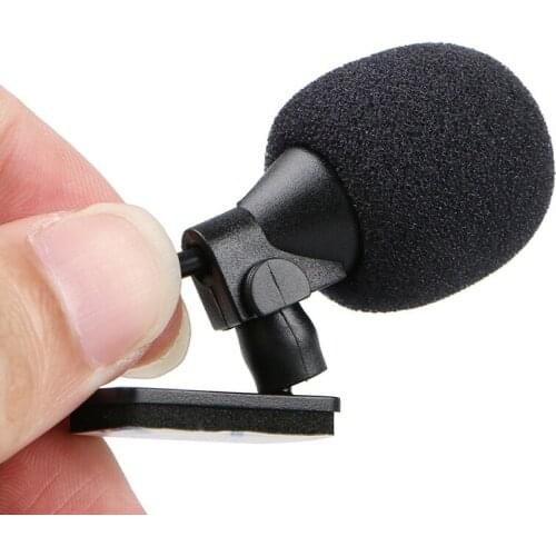 3m Long Professionals Car Audio Microphone 3.5mm Clip Jack Plug Mic Stereo Mini Wired External Microphone For Auto DVD Radio