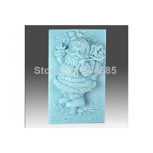 Christmas Santa Clause Craft Art Silicone Soap mold Craft Molds DIY Handmade soap molds