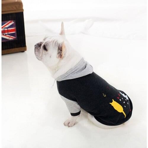 Cute Pattern Puppy Chihuahua Clothes for Small Dogs French Bulldog Hoodies Dogs Pets Clothing Spring Autumn Yorkie Pug Costume