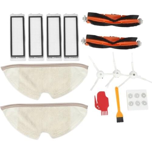 Main Brush Hepa Filter Side Brushes Replacement For Xiaomi Mi Robot Roborock S50 S51 Roborock 2 Vacuum Cleaner Accessory Kit