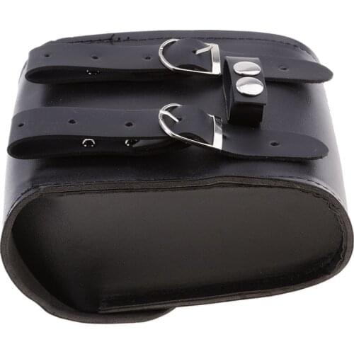 Motorcycle Saddle Bag Motorbike Bicycle Storage Tool Pouches Black