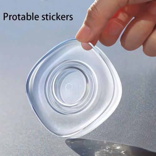 Mobile Holder Sticker Nano Rubber Fast Paste Universal Desktop Car Sticker Gel Pad Anti-Slip Nano Gripping Pad For Smart Phone