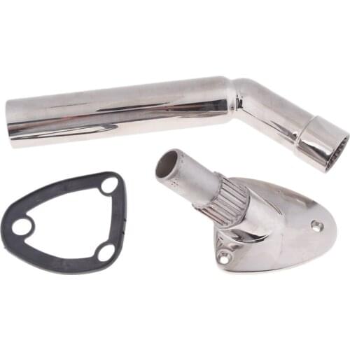 316 Stainless Steel Flush Mount Fishing Rod Holder Polished Surface