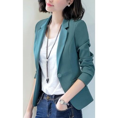 High grade White Suit Women Jacket 2019 New Spring Autumn Office Business Blazer Elegant Slim Casual Ladies Blazers Short Tops