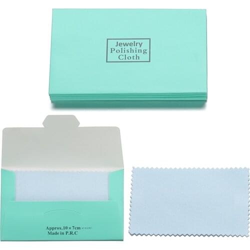 5pcs 925 Sterling Silver Jewelry Cleaning Cloth Silver Polishing Cloth Cleaner 11x6.7cm For Silver Jewelry Cleaning Cloth Tools