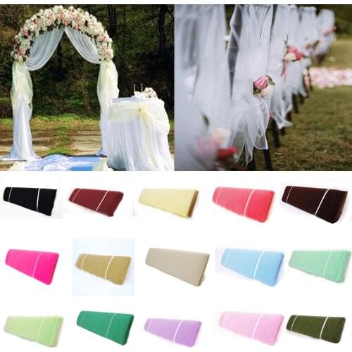 54"x120 FT (40 yards) Tutu Fabric TULLE Bolt Pew Bow Craft For DIY Banquet Wedding Decoration Birthday Party Kids Baby Shower