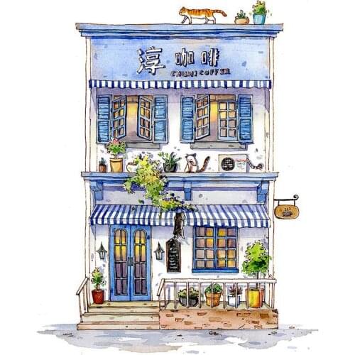 House Watercolor Paper Baohong 300g Cotton 100% Professional Draft Blank Manuscript Coloring Painting Paper Art Supplies