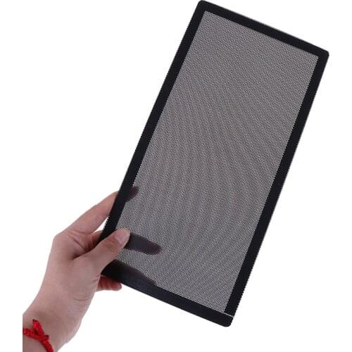 PC Dust Filter Case Cooling Fan Magnetic Dust Filter Mesh Net Cover Computer Guard Dual Fan Chassis Made Of Durable PVC Material