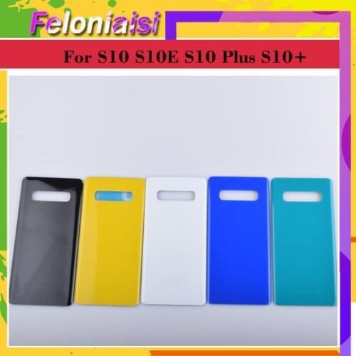 For Samsung Galaxy S10 G973 S10e G970 S10 Plus S10+ G975 Housing Battery Cover Back Cover Case Rear Door Chassis Shell
