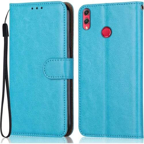 Wallet Flip Case for Para on Huawei Honor 8X 6.5'' JSN-L21 JSN-L22 JSN-L23 Cover Leather Fitted Case with Strap Phone Bag