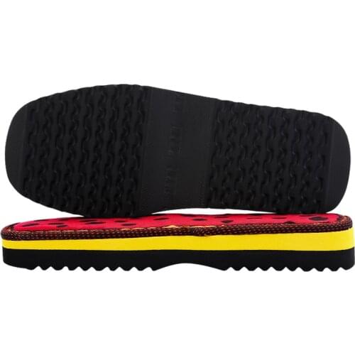 Diy Hand Knitting Materials Slippers Sole Gum Rubber Outsole Crochet Needles Indoor Slippers For Men Women Diy Anti-Slip Sole