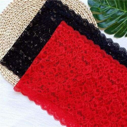 24cm Wide Elastic African Lace Used For Crafts Decoration Diy Sewing Material Accessories For Dress Curtain decoration E2005