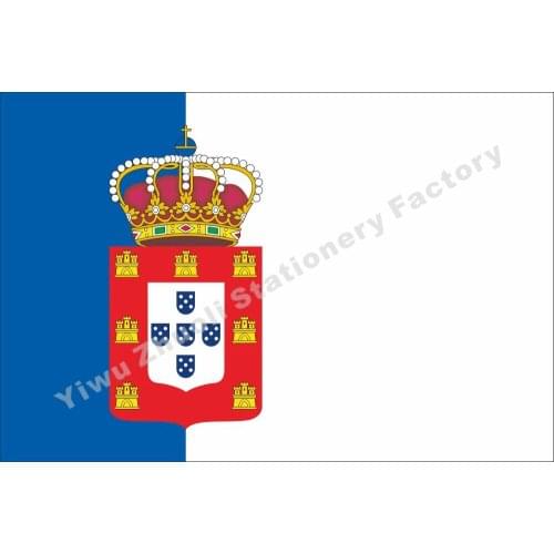 Portugal History Sea (1830) Flag 3X5FT 90X150CM 100D Polyester Double Stitched High Quality Banner