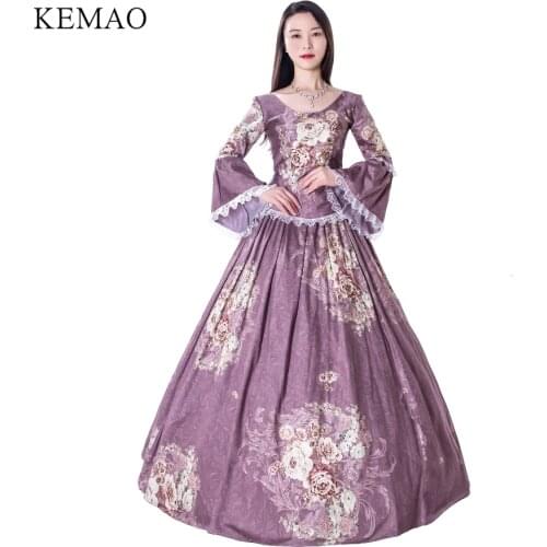 Princess Renaissance Costume Womens Dress Outfits Party Costume Masquerade /Ball Gown Court Formal party dress