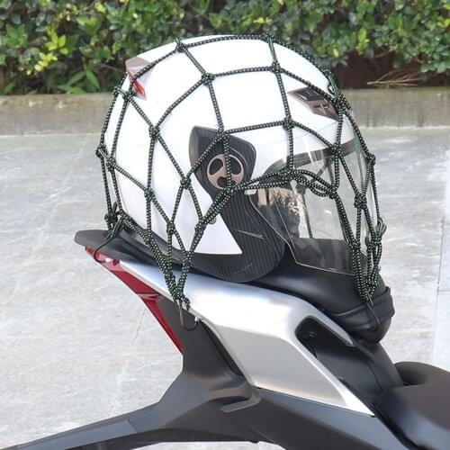 Motorcycle Helmet Mesh Net Motorcycle Cargo Net Protective Gears Luggage Hooks Motorcycle Accessories Organizer Time Limited