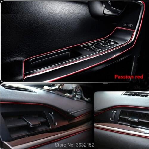Car Styling Interior Decorative Thread Sticker Decoration Strip Accessories for Chevrolet cruze aveo captiva trax epica spark