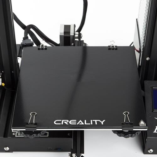 Creality 3D 310x320mm Carbon Silicon Crystal Glass Print Bed Ultrabase Self-Adhesive Build Surface Glass Plate for 3D Printer