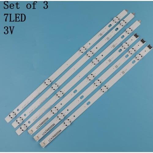 Led backlight strip 7 lamp for LG Innotek 17Y 43inch-A-Type 43UJ6300 43UJ6307 43LJ594V HC430DUN SSC_43LJ61_FHD 43UJ630V