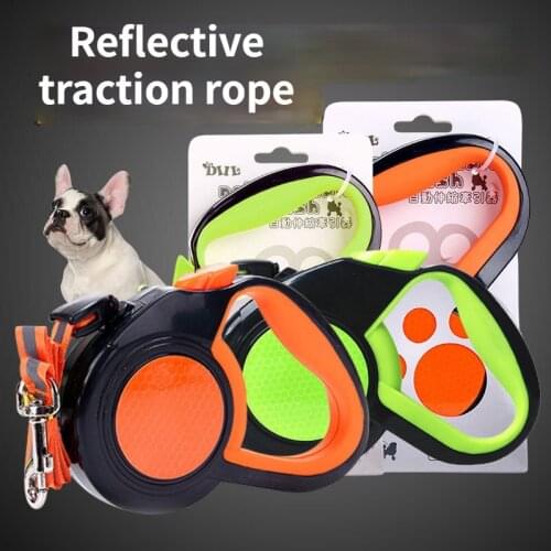 3m 5m 8m Reflective Retractable Dog Leash Fashion Puppy Auto Traction Rope Nylon Walking Leash for Small Dogs Cats Pet Leads