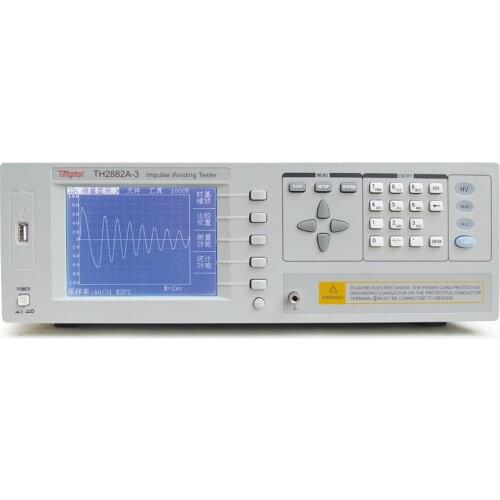 TH2882A-3 TH2882A-5 Single Phase TH2882AS-5 Three Phase Impulse Winding Tester, Impulse Output Voltage 300-3000V/500-5000V