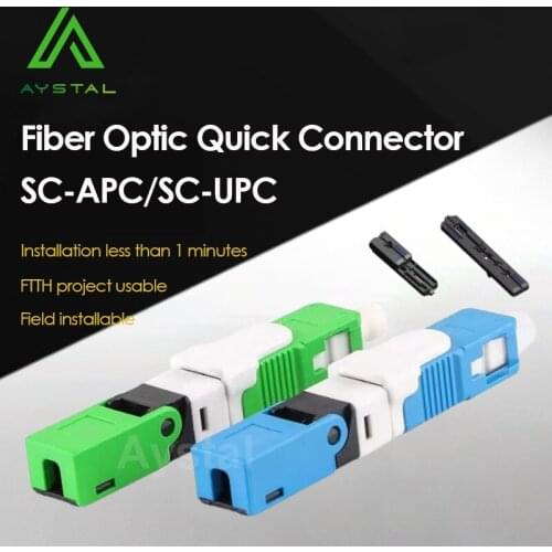 UNIKIT ESC250D Optical Fiber Fast Connector SC APC Field Assembly Quick Conector SC UPC Fiber Optic Quick Connector