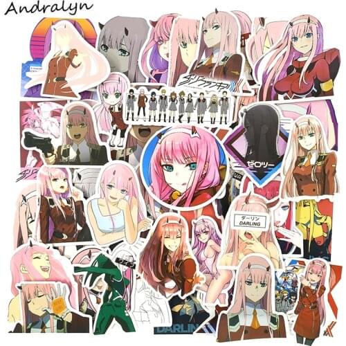 10/50Pcs DARLING In The FRANXX Anime Stickers For Refrigerator DIY Suitcase Laptop Car Skateboard Album Motorcycle Sticker Toy